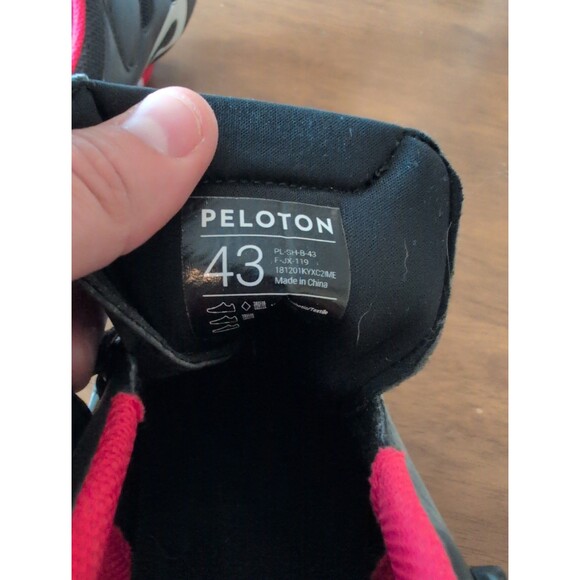 EUC Peloton cycling bike shoes with look delta cleats EU 44 US men's 10 - Picture 7 of 7